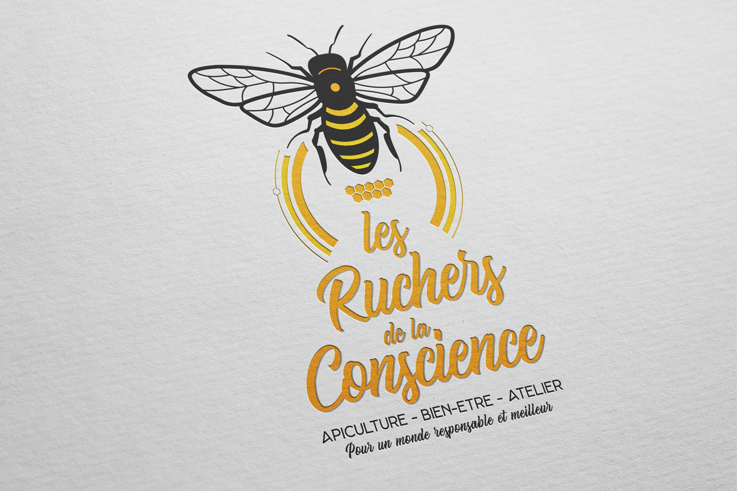 Logo les Ruchers de la conscience ©Supersolids